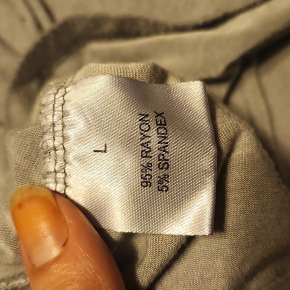 Jane & Delaney Hi-Lo Tank Top Gray Large - Picture 10 of 16